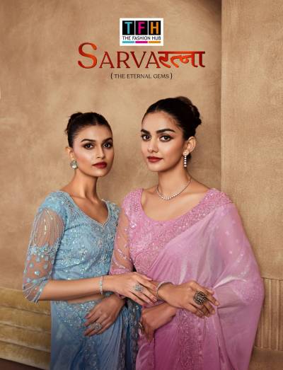 SARVARATNA BY TFH SOFT CHIFFON SAREE MANUFACTURER IN INDIA
